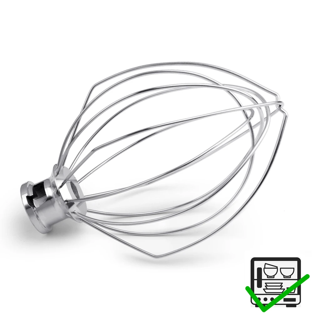 6 проводов проволочный плетёный смеситель для кухни K45WW венчик яйцо KSM15 KSM110 KSM103 KSM75