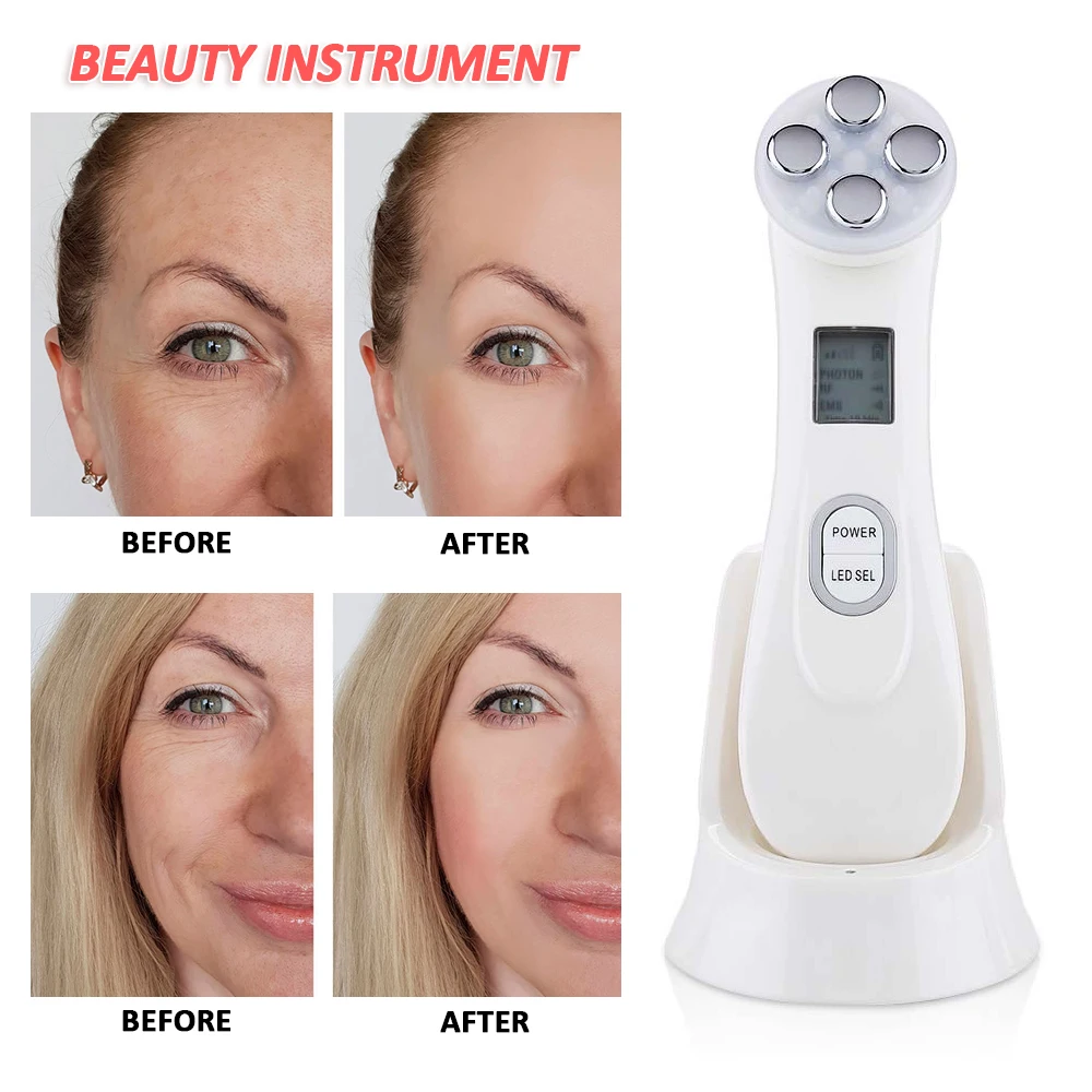 

High Frequency Silicone Facial Cleansing Brush Blackhead Removal Acne Pore Cleanser Machine Peeling Face Washing Brush Device