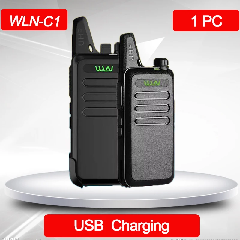 WLN-C1 портативная мини-рация usb-зарядка двухсторонняя рация для охоты пеших
