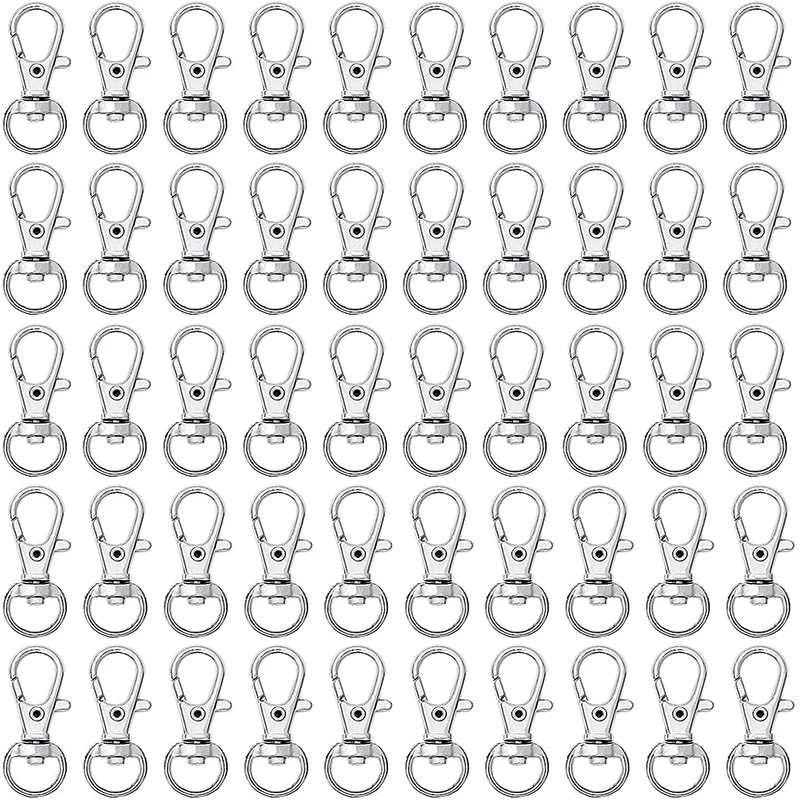 

KAOBUY 50 Pcs Stainless Steel Clasp Hook Open Circle Jump Rings For DIY Making Necklace&Bracelet Bracelet Accessories