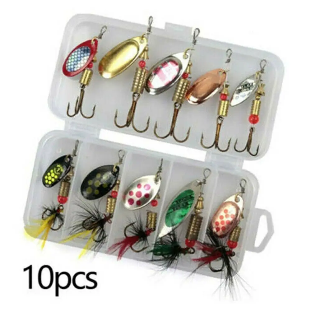 

Luya Sequin Set Rotating Hand-cranked Metal Sequin Bait Special Lure For Trout Salmon Pike Or Perch
