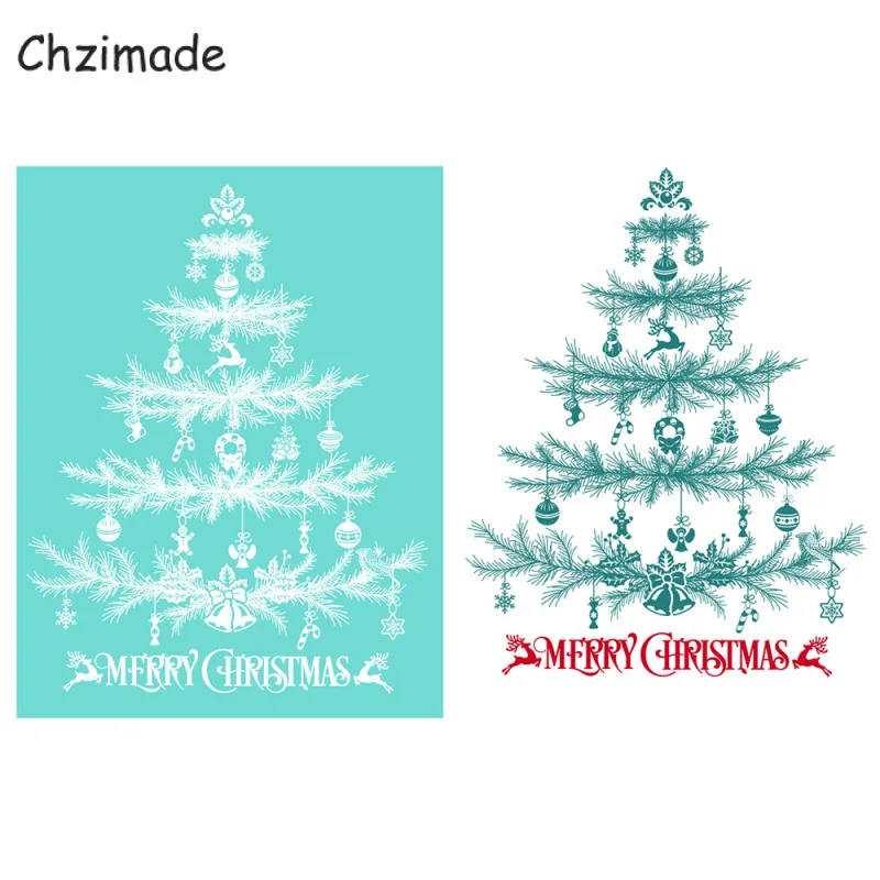 Самоклеящийся трафарет Chzimade для шелкографии 28 х21 см украшение дома сделай сам на