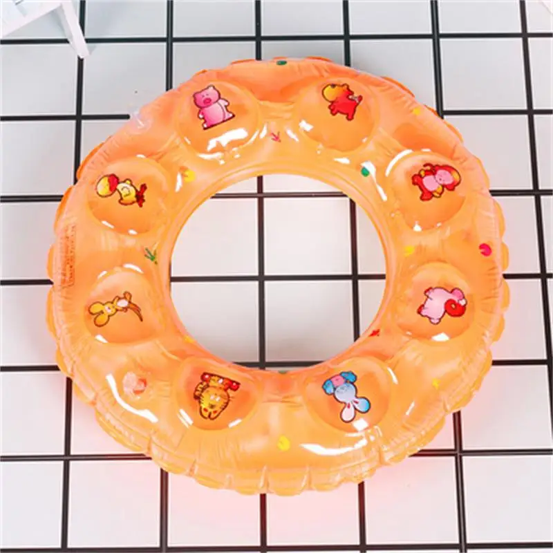Детское Двухслойное кольцо для плавания надувной спасательный круг из ПВХ с
