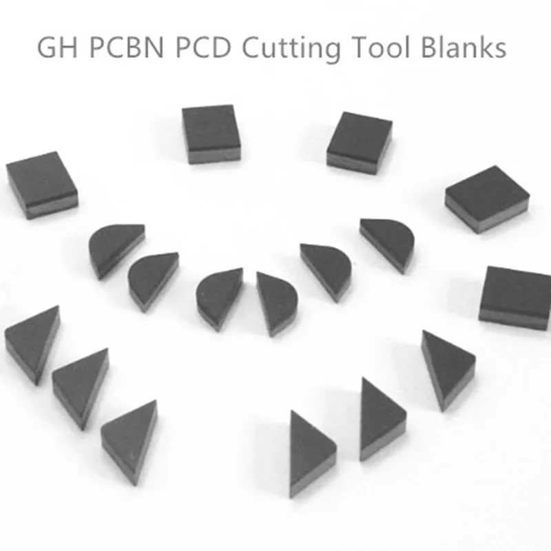 Piezas en blanco de herramientas de corte PCD, puntas de diamante policristalino, base de carburo de tungsteno PCBN, disco pcd para herramientas de fresado de inserción de torneado