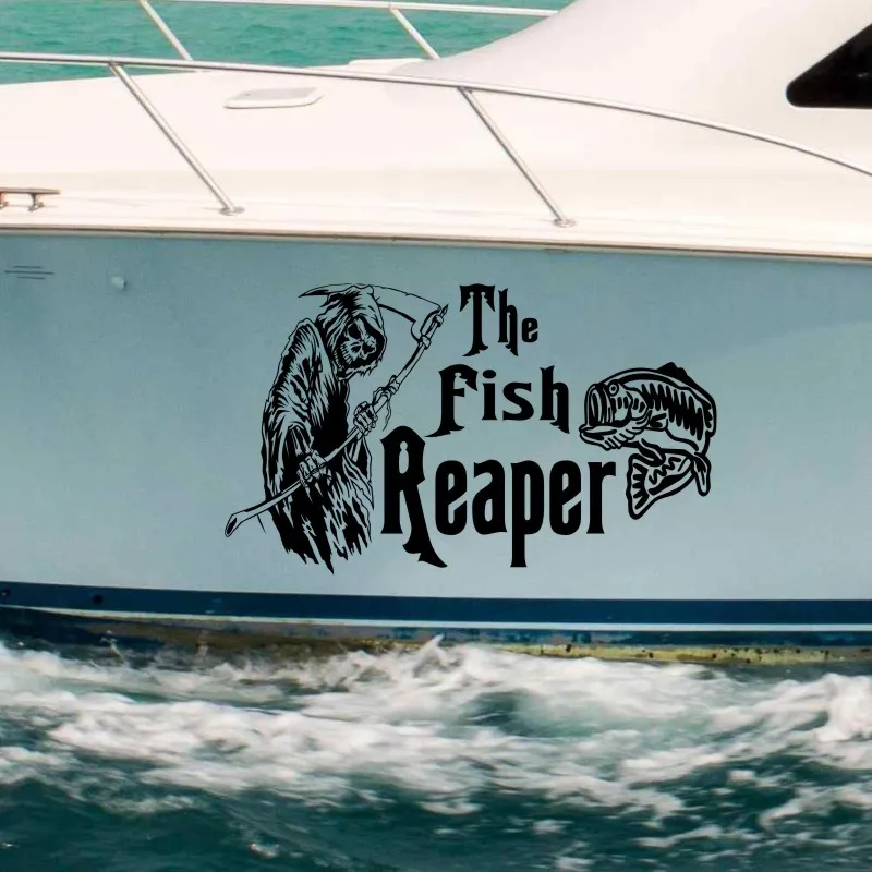 Наклейка для рыбалки Виниловая наклейка с крючком лодки коробки автомобиля | Дом