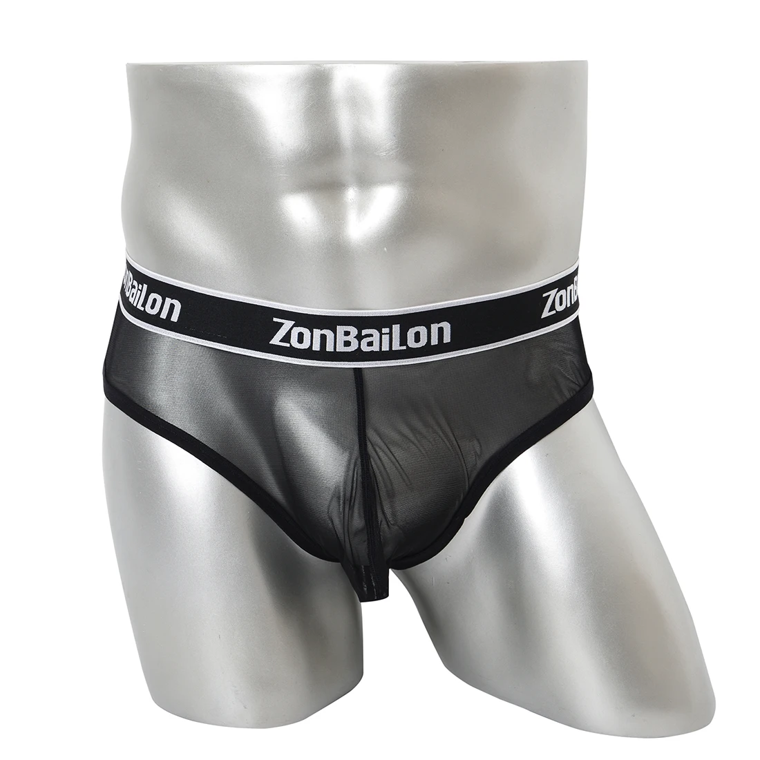 Mens Exotic Briefs Sexy Mesh Translucent Breathable Men's Briefs Funny Jockstrap Bikini 2021 New