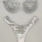 2020 venus отпуск сексуальный женский комплект бикини Стразы Бриллиантовый Купальник горячие блестящие камни летний купальный костюм бикини