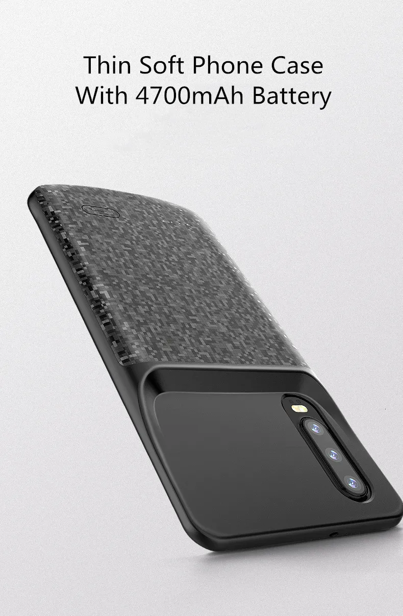 Новинка 4700 мАч чехол для зарядного устройства для huawei P30 P30 Pro P30 Lite противоударный Внешний чехол для зарядного устройства Внешний Аккумулятор Чехол для зарядки Capa