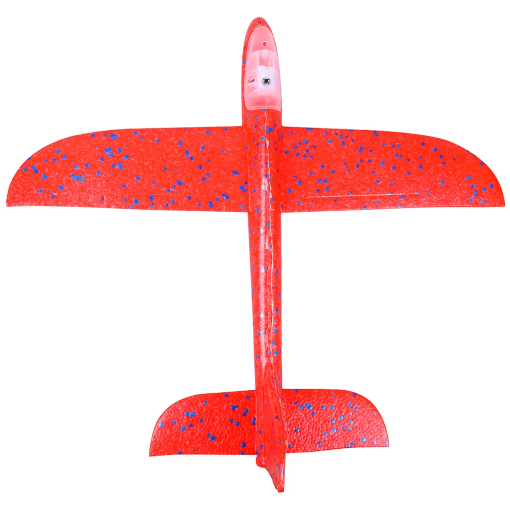 

2PCS Airplane Funny 10 Lamp Glider Hand Throwing Glider Plane Toys Simulated Aircrafts Mini Interesting Flyi