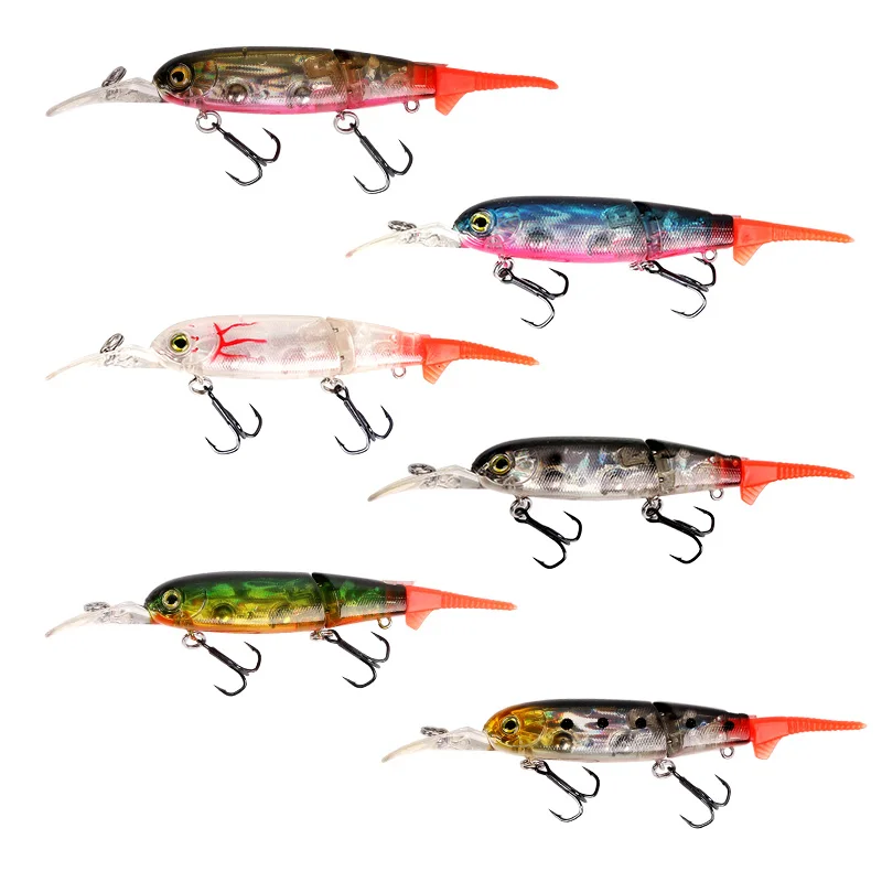 Приманка Kingdom Jerkbait Minnow плавающая приманка Topwater 8 6 г 90 мм 2 Соединенные секции