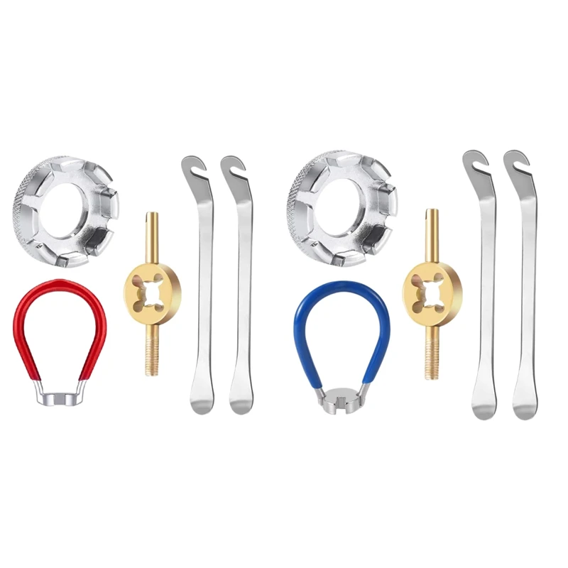 

5 шт. велосипедных спиц инструменты велосипедных спиц ключ, дюймовый стандарт серебро для велосипедных шин рычаги Ремонт Инструмента Ключ с...