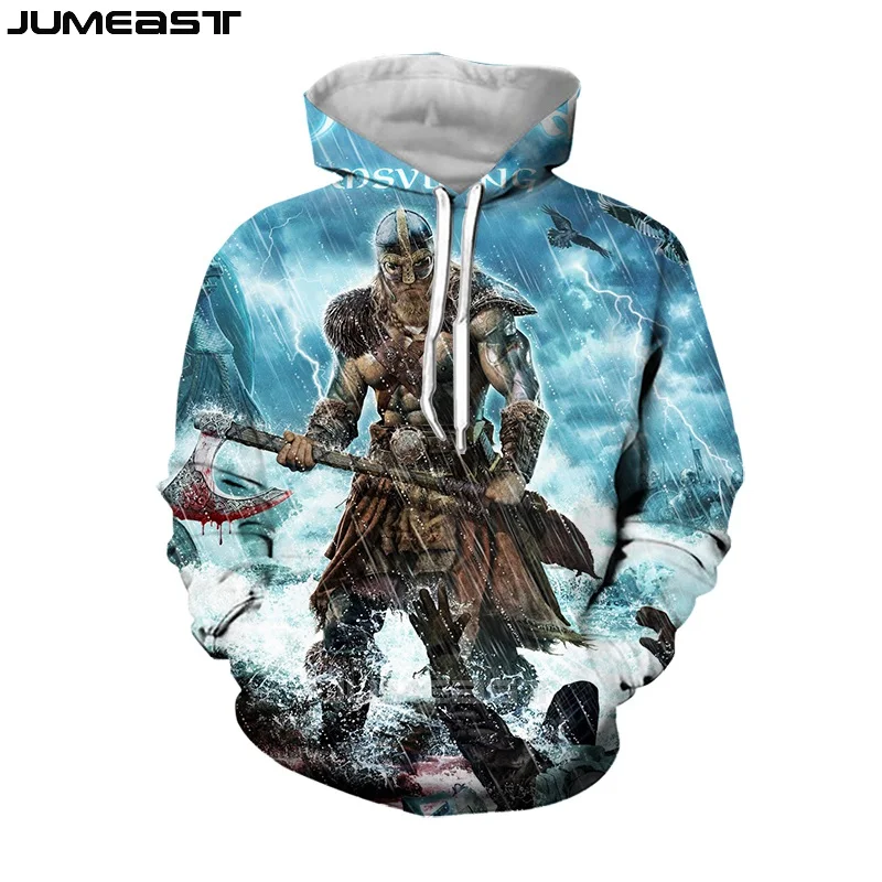 Jumeast бренд для мужчин/для женщин 3D печатных Толстовка Amon Amarth с длинным рукавом спортивный пуловер весенние толстовки