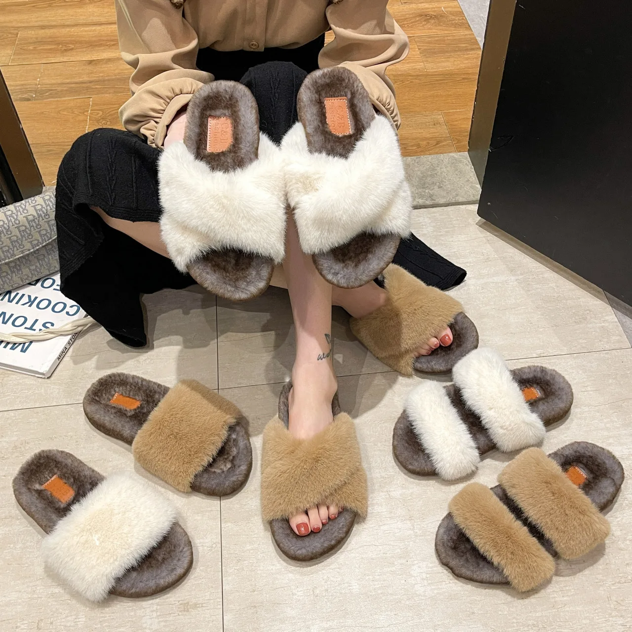 

Women's Cotton Slippers, Women's Fashion Home Slippers, Lightweight Cotton Casual Bedroom Shoes, Indoor Slippers, New 2021