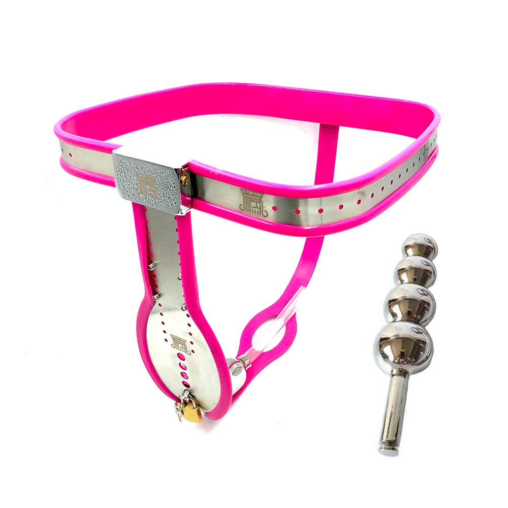 Manyjoy Мужской Пояс верности с анальной пробкой из нержавеющей стали Силиконовое