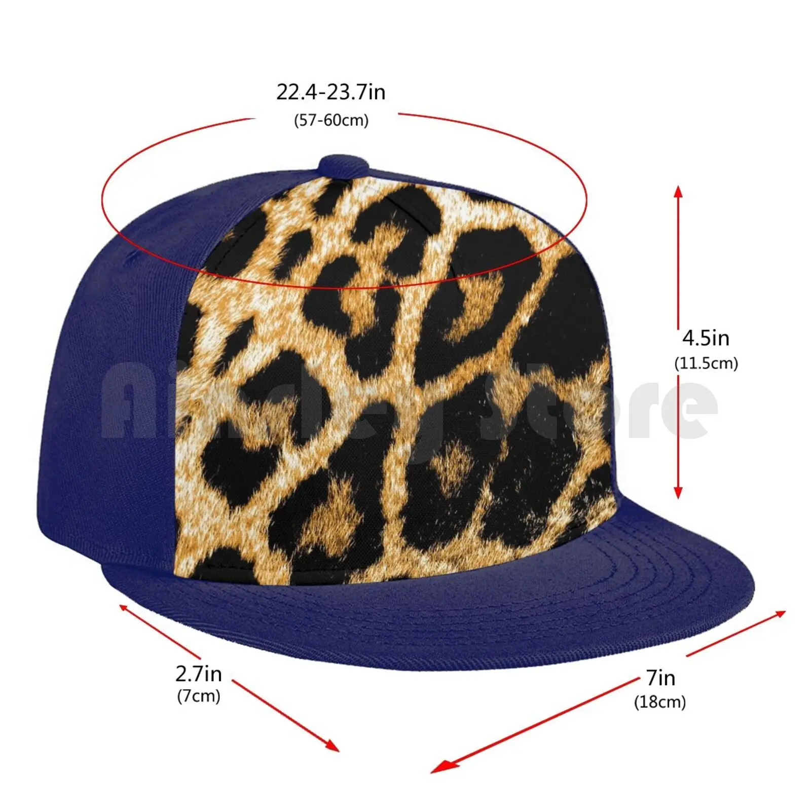 

Leopard Print Baseball Cap Unisex Mesh Casual Print Adjustable Abstract Animal Leopard Natural Pattern