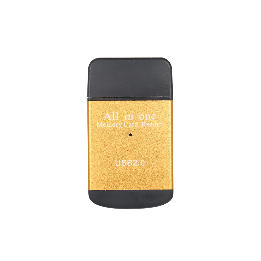 Все в одном кардридер USB 2 0 с MS TF для ПК (Золотой)|Сетевые хранилища| |