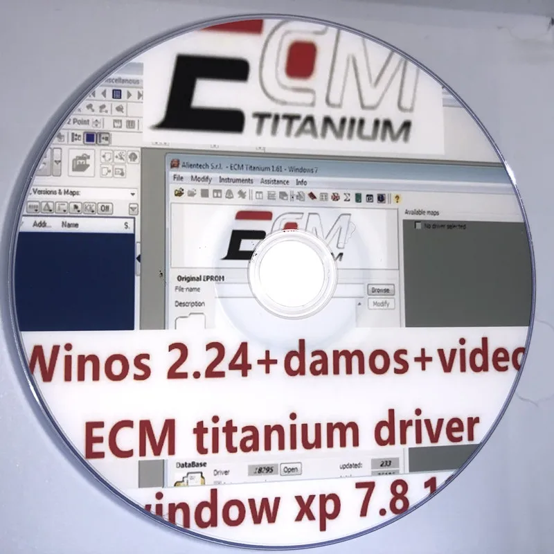 Лидер продаж 2021 Winols 2 24 + Ecm Titanium 26000 аппарат для разблокировки Damos файлы видео
