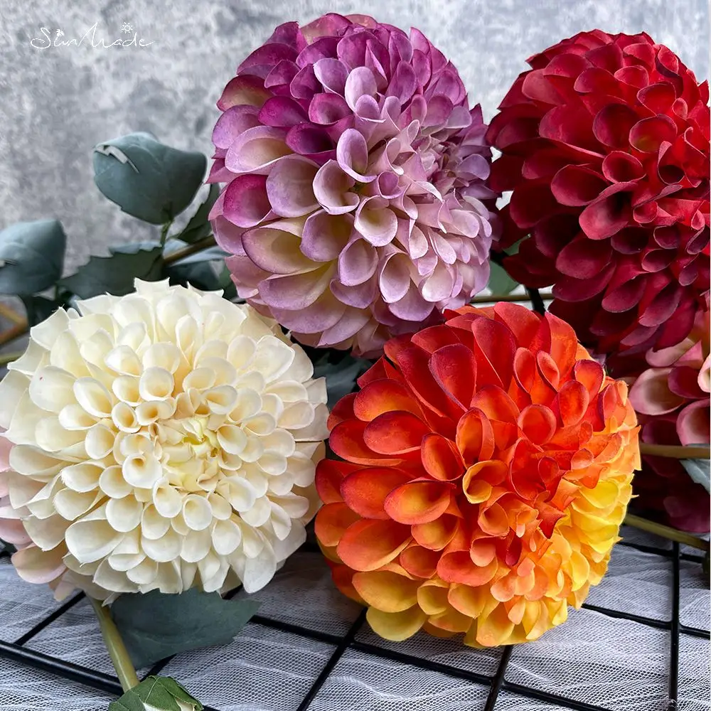 SunMade новинка высококачественные далии большие хризантемы осенние украшения