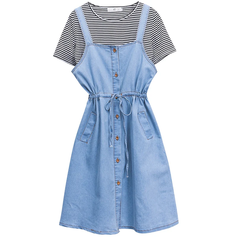 Лето 2019 большой размер женская тонкая полосатая футболка с надписью Fat Sister +