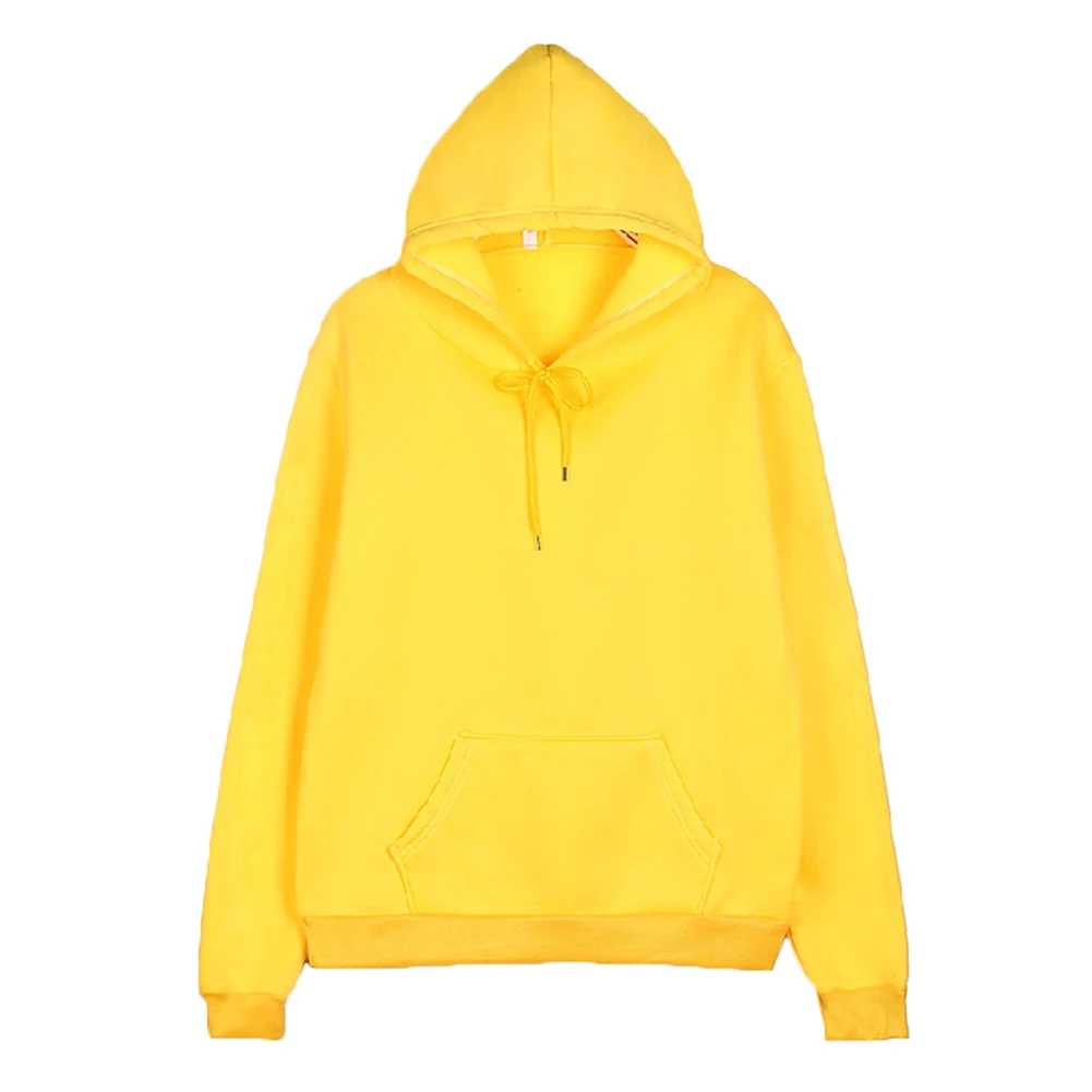 loose oversize hoodies sweatshirt Unisex Autumn Solid Color Long Sleeve Pocket Hoodie Loose Sweatshirt Pullover women clothes