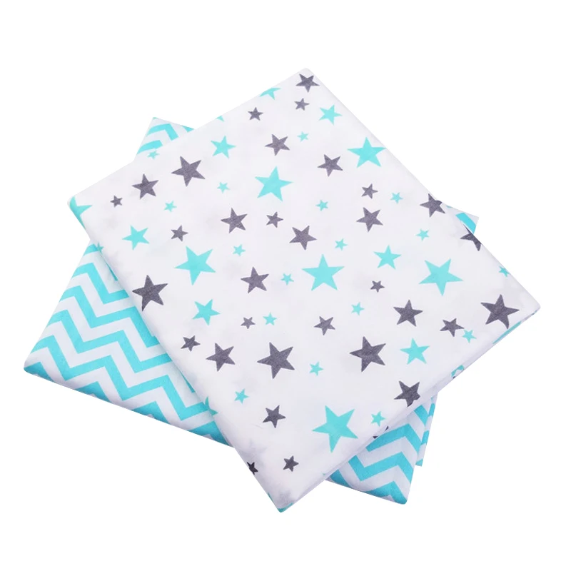 

Хлопковая ткань в стиле пэчворк со звездами для шитья «сделай сам», квилтинг, четверть четверти, материал для ребенка