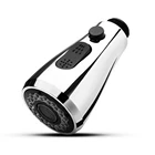 Смеситель для кухни, Универсальный сменный кран с одной кнопкой, три функции, для душа, ванной комнаты