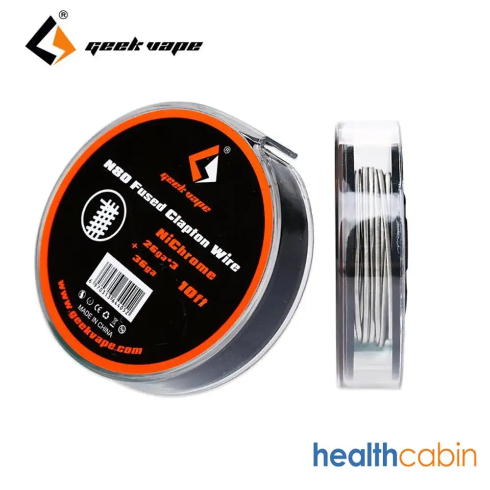 Оригинальный Geekvape проволочный распылитель Kanthal KA1 провод 24ga 26ga 28ga предварительно