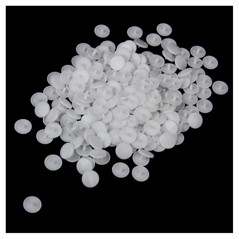 100pcs Resin Press Brooch Pallets Clasp T5 12mm White | Дом и сад