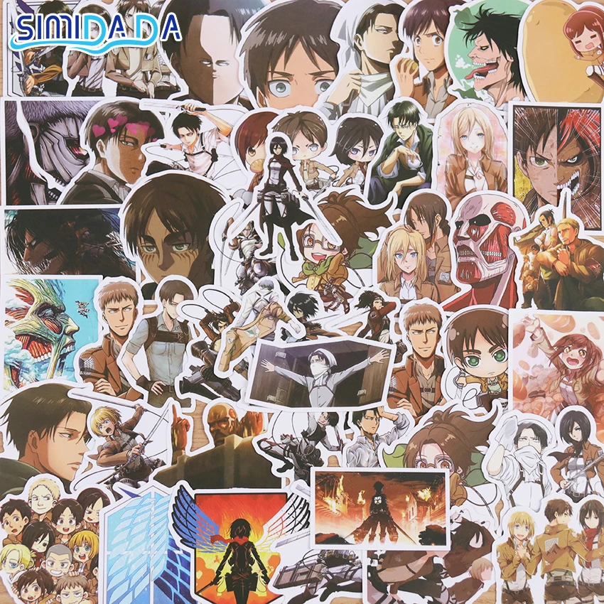 50 шт. Аниме обувь для косплея по аниме атака на Титанов ПВХ Водонепроницаемый