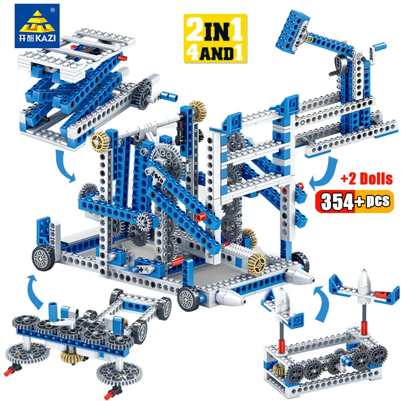 

Строительные блоки KAZI Engineering Project, механическая шестерня, строительные блоки, наука, образовательные блоки, Обучающие игрушки, подарки для д...