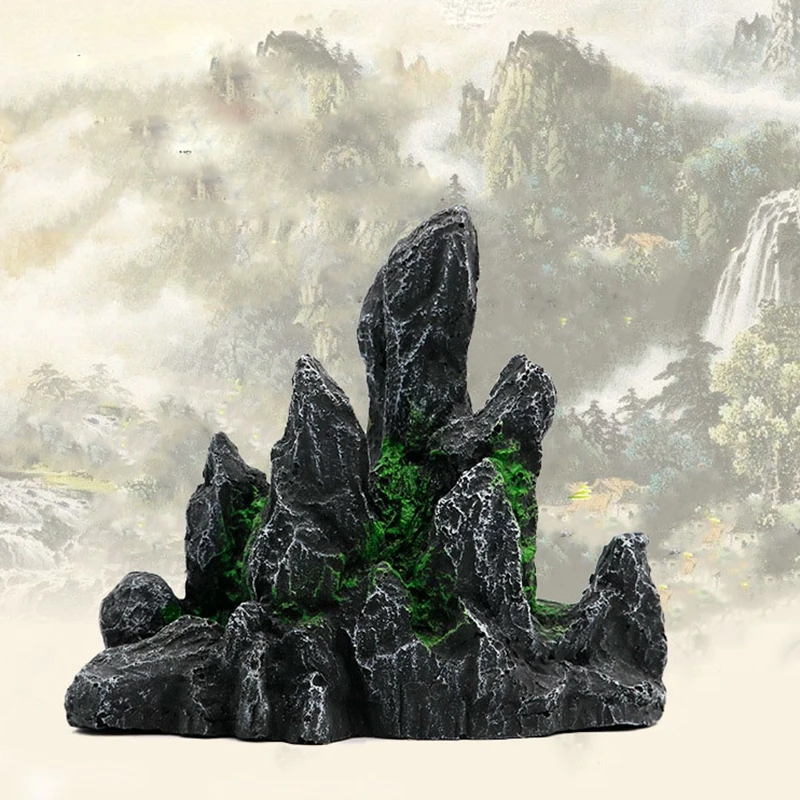 Аквариумные украшения аквариумные Ландшафтные изделия из смолы искусственные