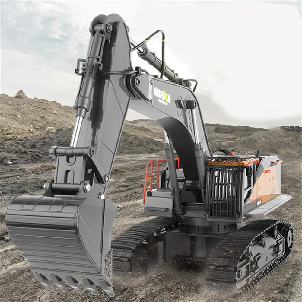 Huina 1592 1:14 Scale 22 Channels 2.4GHz Latest RC Excavator for over 8 Year Old Poland Warehouse to EU Countries tax/duty paid | Игрушки и