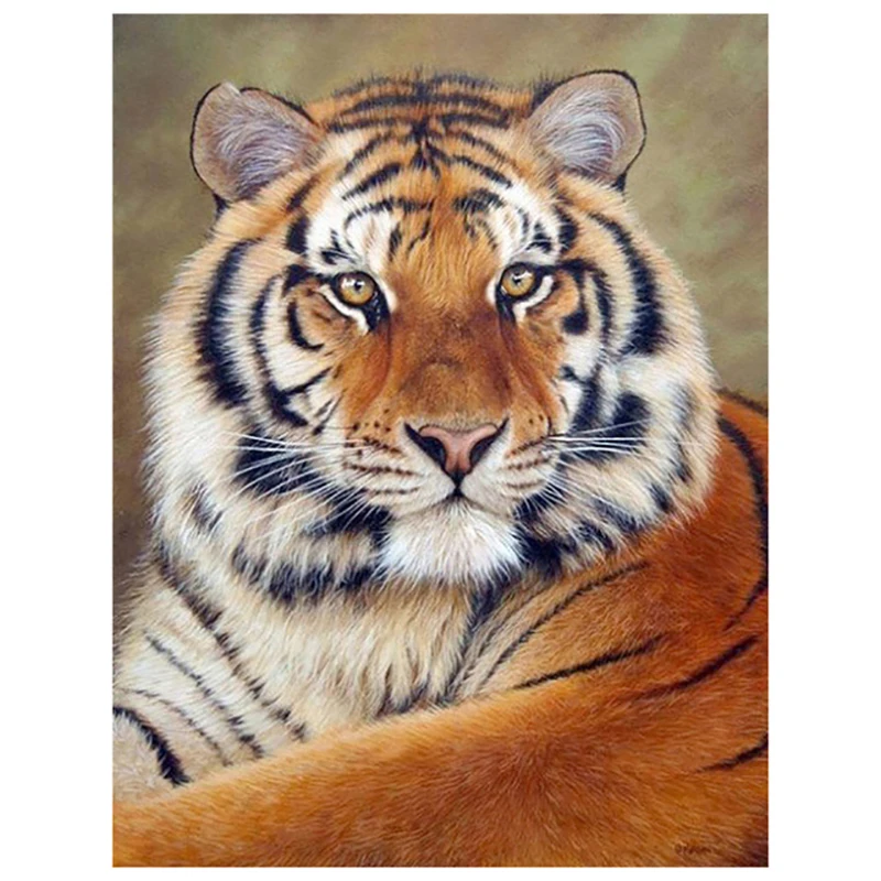 

MUXUN Diamond Painting Animals Diamond Embroidery Tiger 5D Full Square Diamond Mosaic Diamond Paint Rhinestones Painting Gift