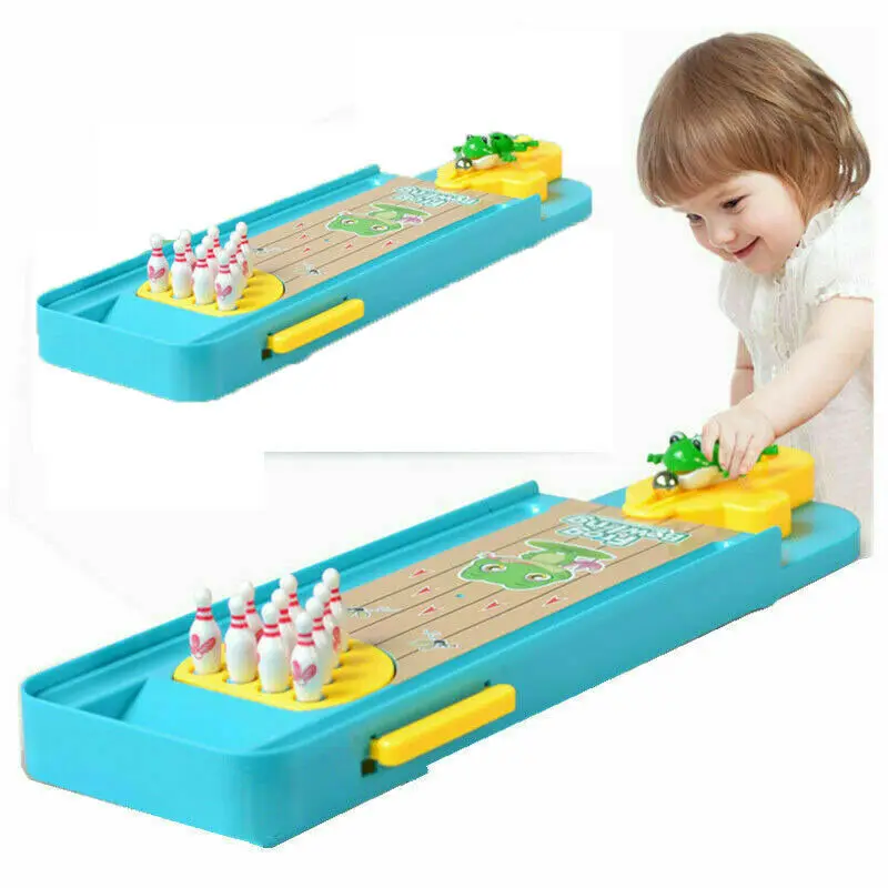 Детская мини-лягушка Боулинг настольная пусковая площадка интерактивные игры