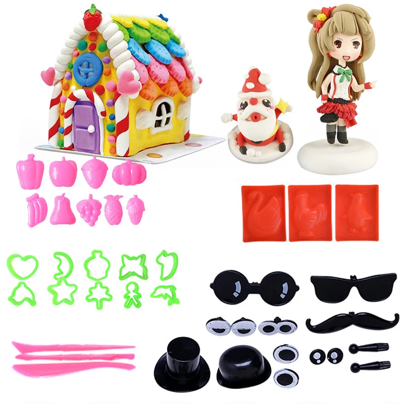 

Early Educational Toys Funny Nice Gift Plastic Clay Clay Molds DIY Handmade Souptoys 1Pack Children Toy