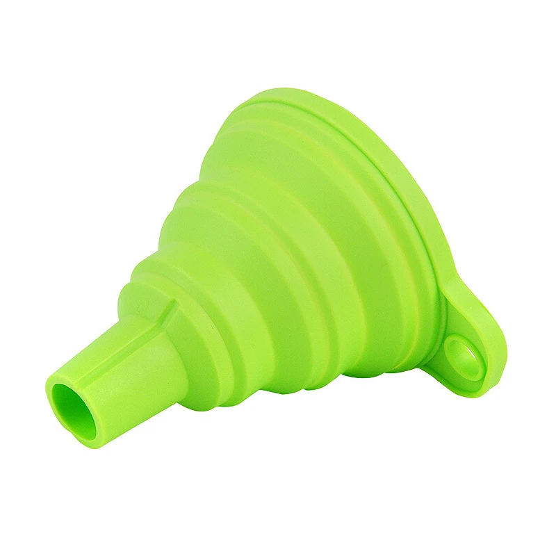 1 шт. Новый мини Силиконовый складной воронки кухонные инструменты
