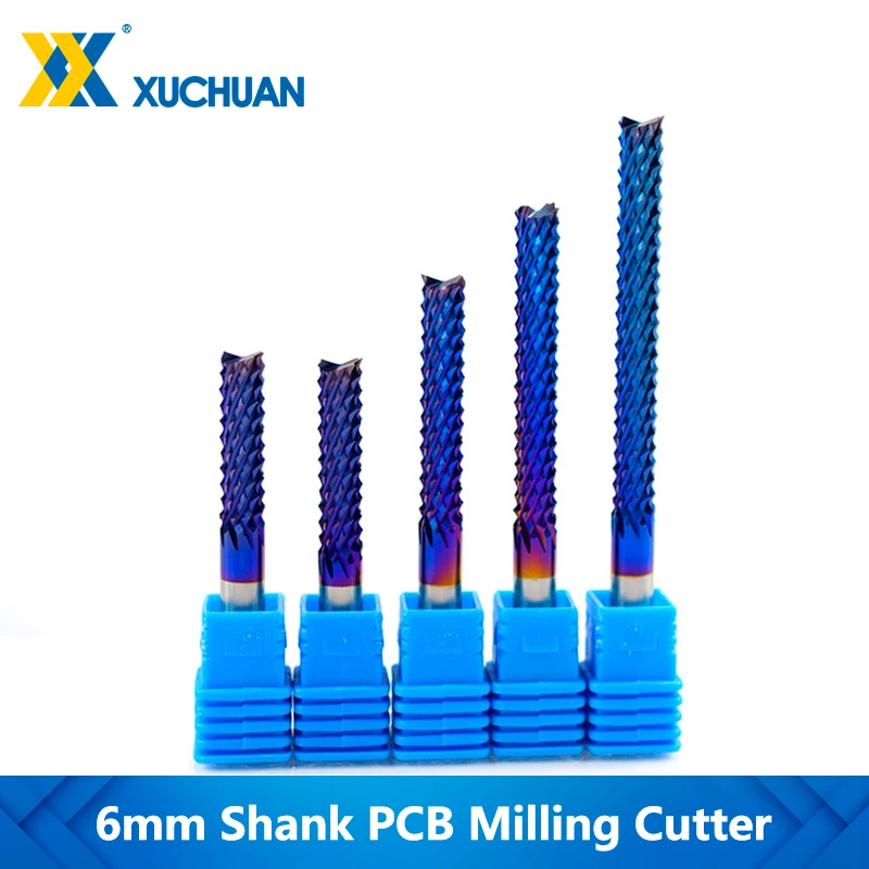 Фреза-кукуруза фрезерная печатная плата нано-синее покрытие головка с ЧПУ