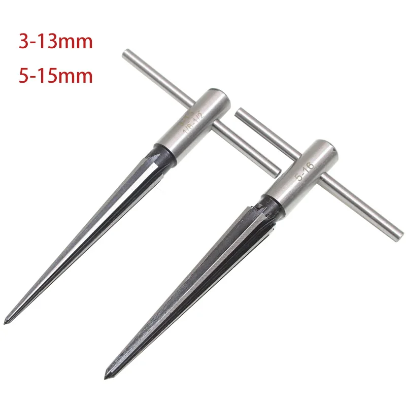 

Taper Reamer 3-13mm&5-16mm Hand Metal Reamer Deburring Enlarge Pin Hole Handheld Reamer For Wood Metal Plastic Drilling Tools