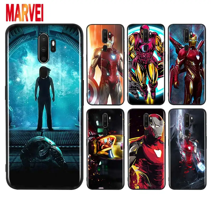 Мягкий чехол из ТПУ с узором Прохладный Железный человек арт противоударный для