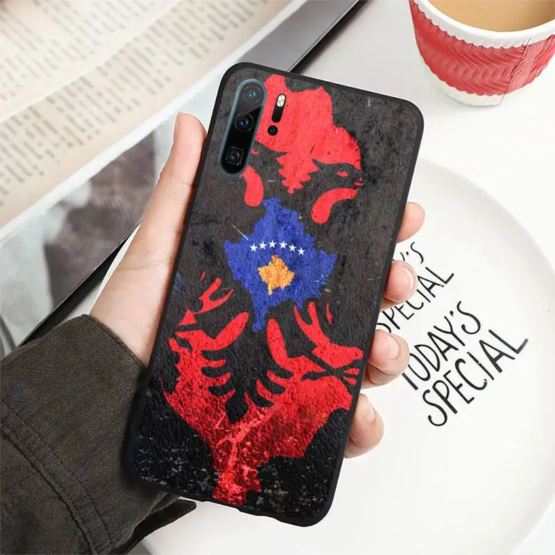 

Albania flag Phone Case For Huawei P9 P10 P20 P30 Pro Lite smart Mate 10 Lite 20 Y5 Y6 Y7 2018 2019