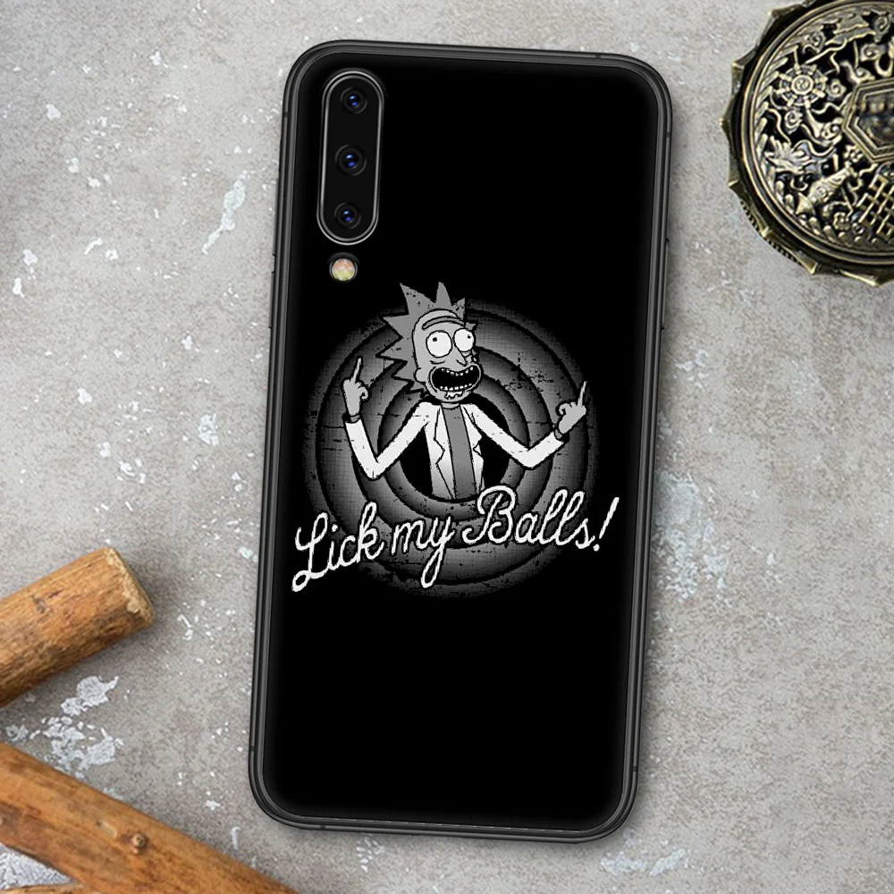 

Ricks Cartoon Morty Phone Case For Samsung Galaxy A 3 5 7 8 10 20 20E 21S 30 30S 40 50 51 70 71 black Coque Pretty Waterproof