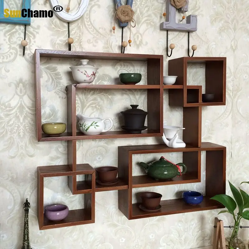 Маленькая чайная чашка из массива дерева старинный китайский павильон дабао