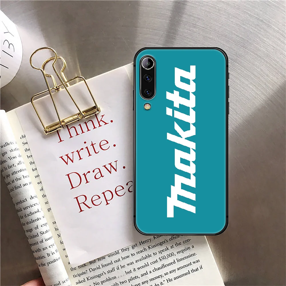 

Toolbox Makita Tool Brand Phone Case Cover For Xiaomi Mi Note A2 A3 8 9 3 9 9T 10 Max Pro Lite Ultra Black Fashion Trend Shell
