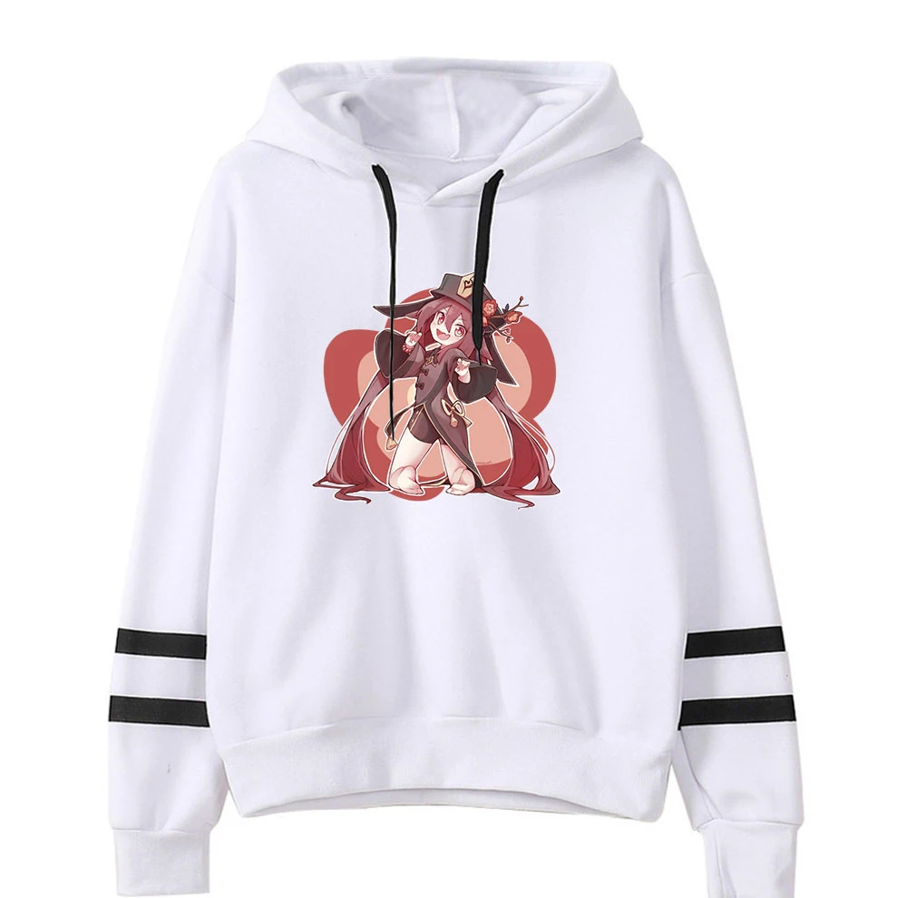 

New Game Genshin Impact Hu Tao 3D Print hoodie Sweatshirts Men Woman Fashion Solid fleece Hip Hop Hooded Casual Clothes pullover