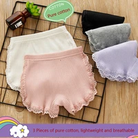 girls safety panties kids cotton underwear childrens briefs cartoon beach short solid color for 2 16 years