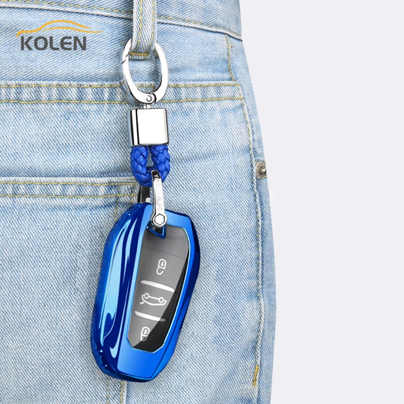 TPU Car Remote Key Case Cover Shell For Peugeot 308 408 508 2008 3008 4008 5008 For Citroen C4 C6 C3-XR Picasso DS Accessories images - 6
