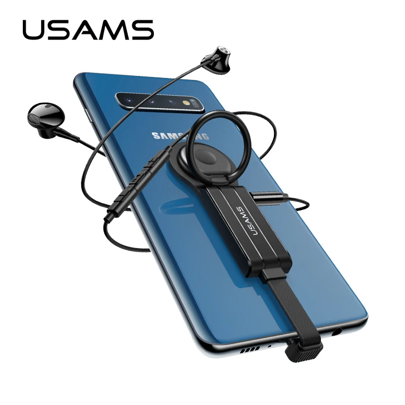 Адаптер USAMS с Type C на 3 5 мм Aux Тип c OTG Аудио адаптер для Samsung Huawei Xiaomi LG поддержка