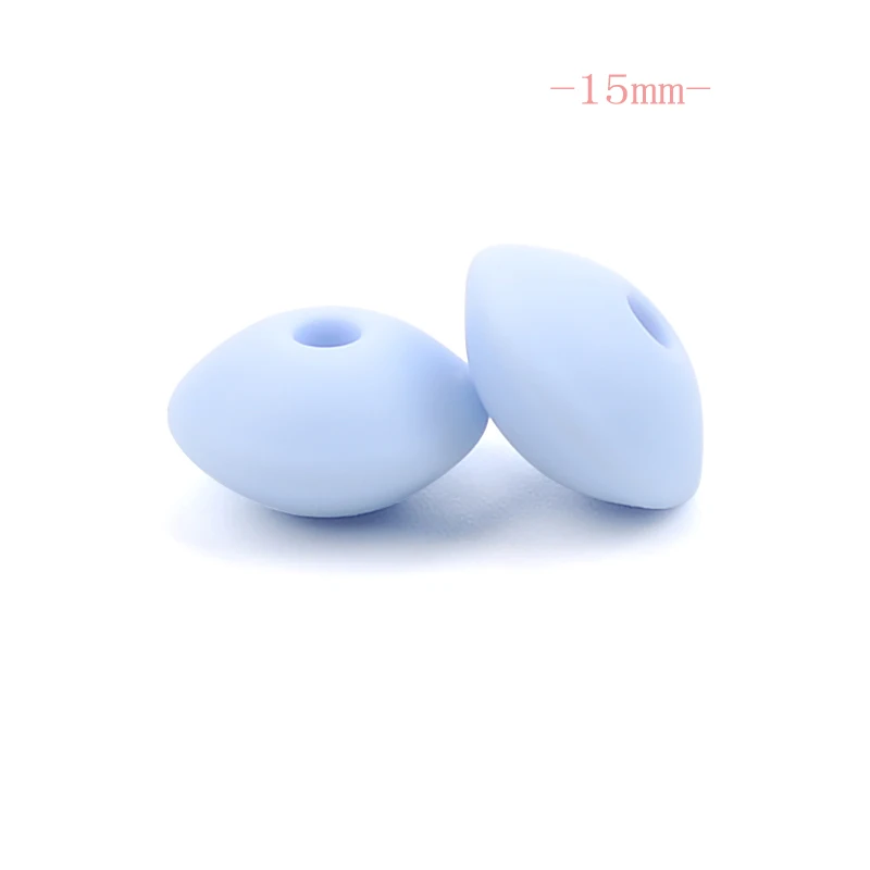 15mm pastel blue LOFCA 12/15 мм Силиконовые чечевицы бусины 10 шт./лот детский Прорезыватель для зубов игрушки, не содержащие БИСФЕНОЛ по уходу за ребенком Силиконовый Сделай Сам грызунок Цепочки и ожерелья ювелирных изделий - Цвет: 15mm pastel blue