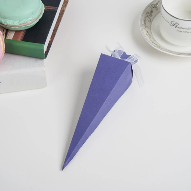 50 шт. упаковочная коробка для мороженого с лентой | Дом и сад