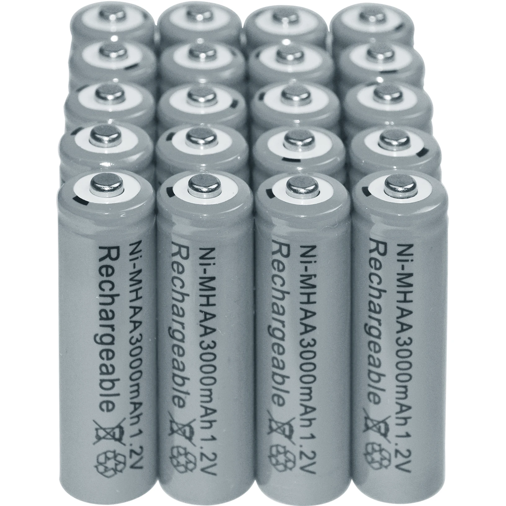 Аккумуляторная батарея Ni-MH серого цвета перезаряжаемая для MP3 и радиоуправляемых